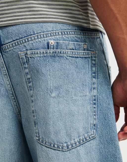 Cotton On - Y2K - Jeans met superwijde pijpen in licht/pastelblauw, 4 van 4