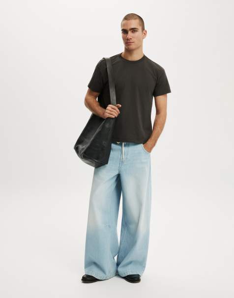 Cotton On Y2k super baggy jean in light/pastel blue - view 1