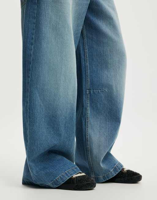 Cotton On Y2k super baggy jean in mid blue, 2 of 4