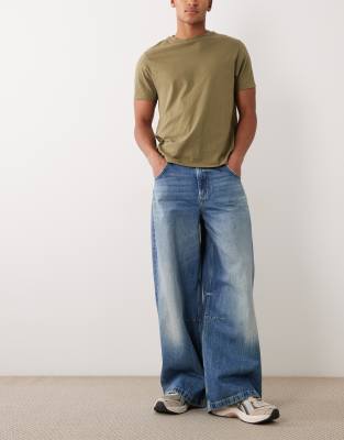 Cotton On Y2K super baggy jeans in radio blue radio blue 20090₽