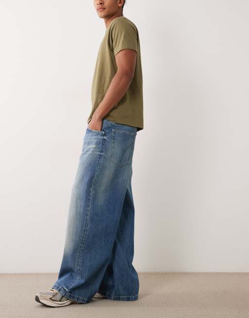 Cotton On Y2K super baggy jeans in radio blue, 2 of 5