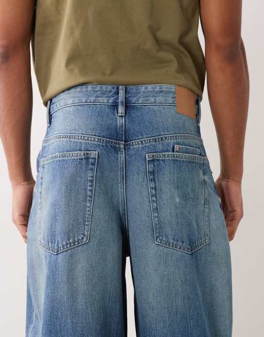 Cotton On Y2K super baggy jeans in radio blue, 5 of 5