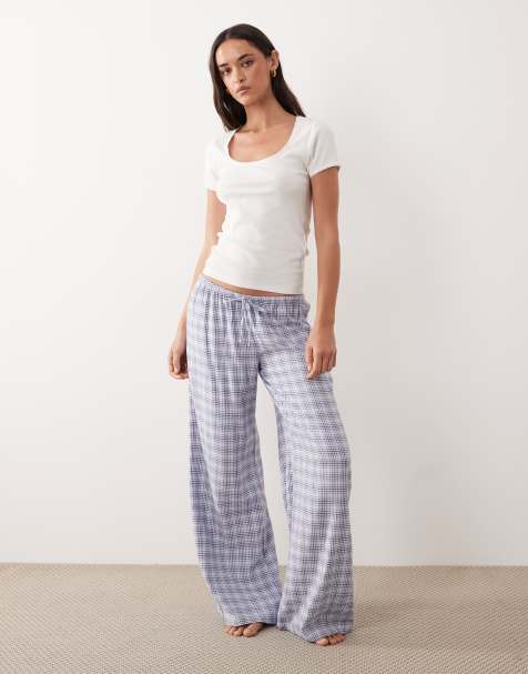 Cotton On - Zachte pyjamabroek van flanel met microruit - view 1