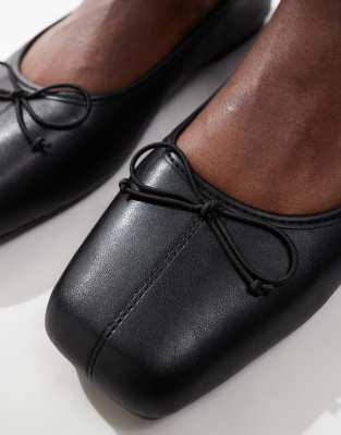 Cotton:on Cotton On Ziggy Ballet Pumps In Black