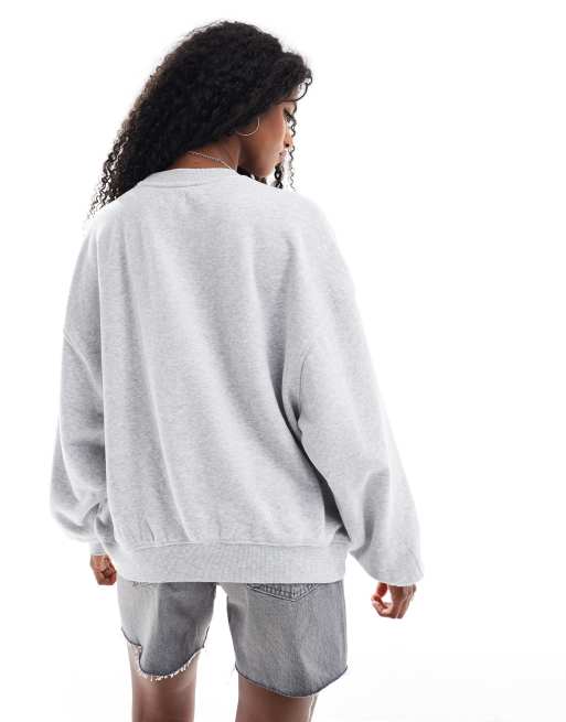 Cotton – Sweatshirt in Grau mit lizenzierter New York-Grafik, 4 von 4