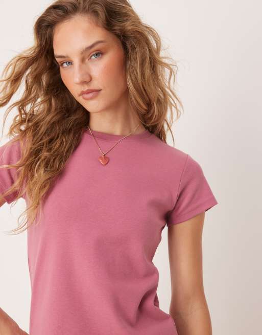 Cotton:On 90s baby tee in red