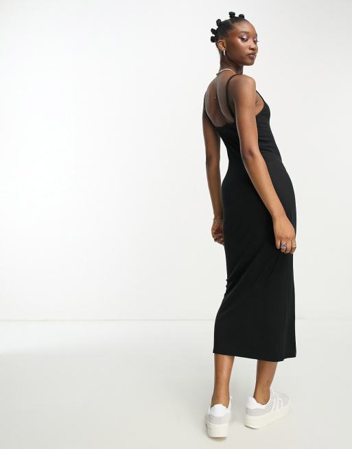 Cotton on 2025 black slip dress