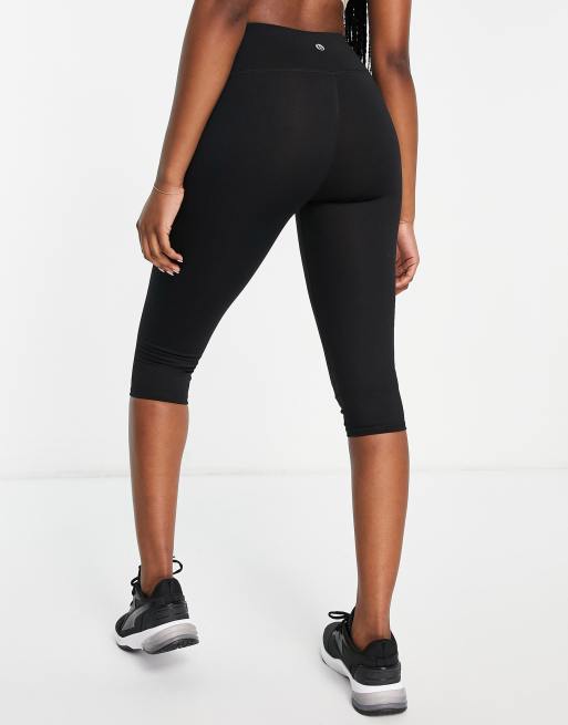 Cotton:On active calf length leggings in black