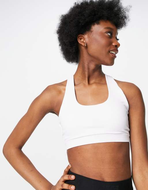 Cotton:On active cut-out bralet in white