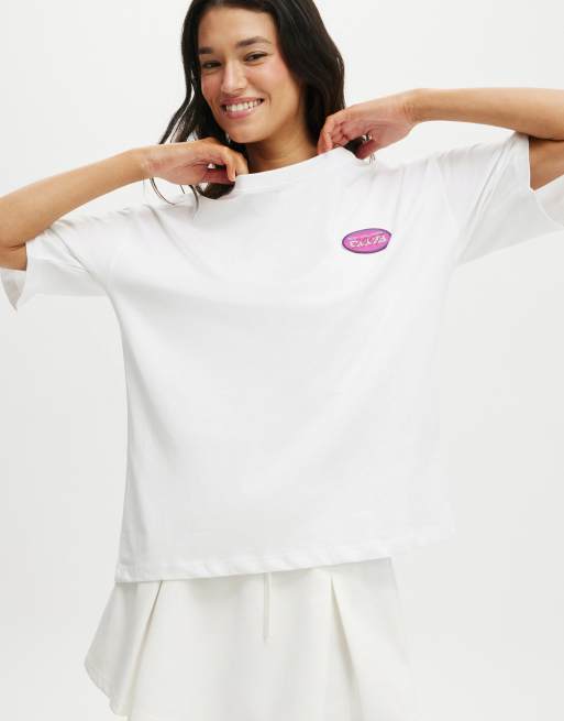 Cotton:On Active graphic tee in white