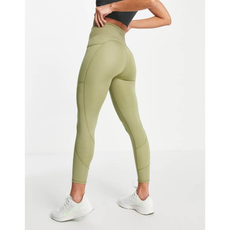 Cotton:On active leggings with pocket co-ord in khaki