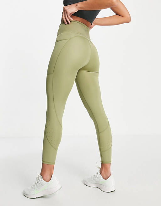 Cotton:On active leggings with pocket co-ord in khaki
