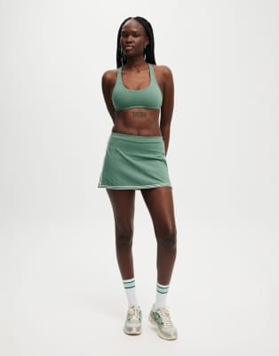 Cotton:On Active move skirt in green