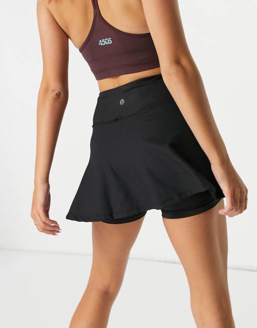 Cotton On active tennis skirt in black ASOS