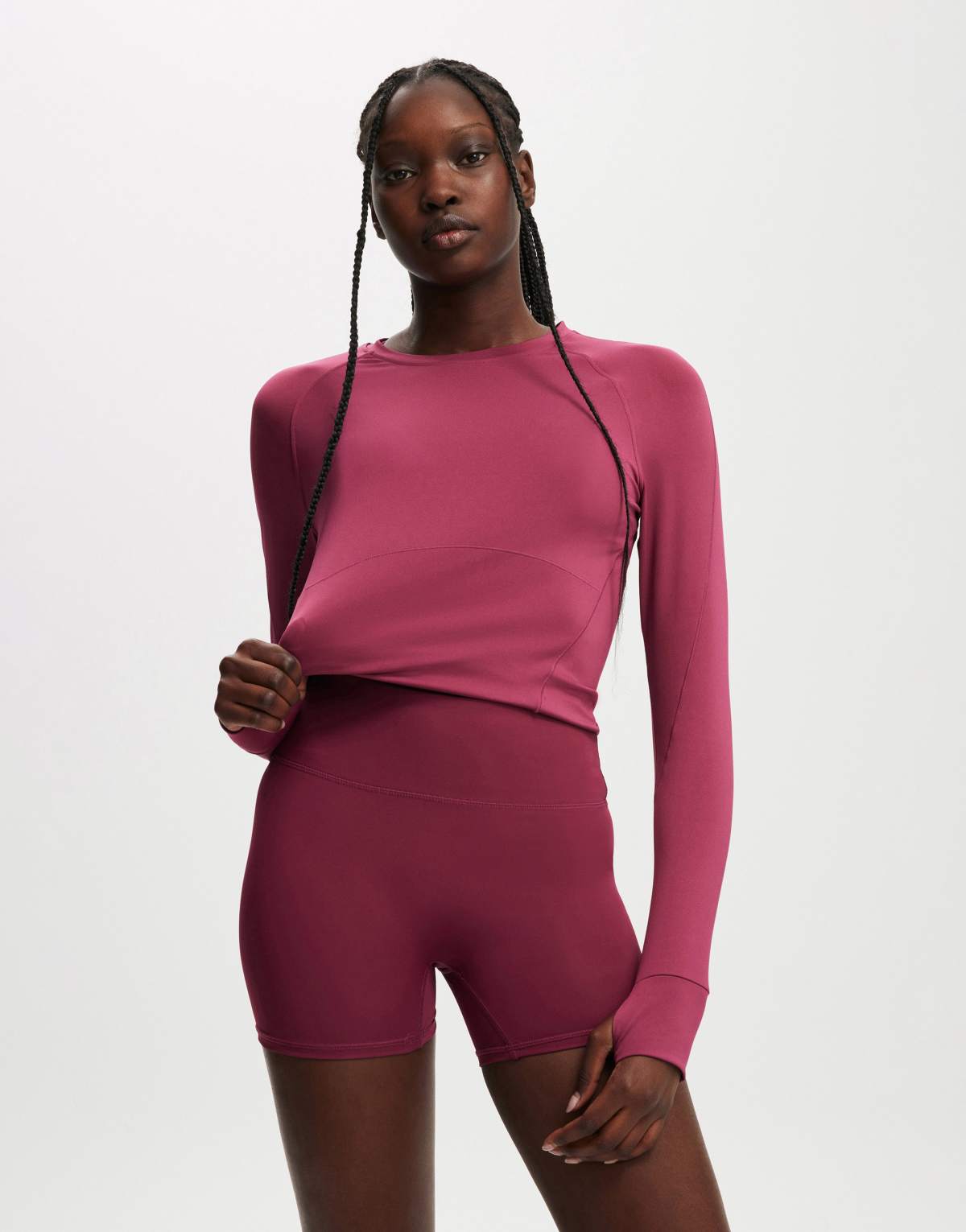Cotton:On Active workout longsleeve in red