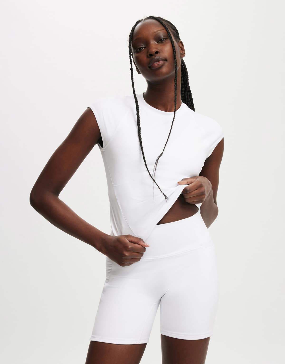 Cotton:On Active workout tshirt in white