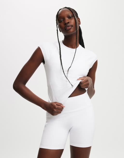 Cotton:On Active workout tshirt in white