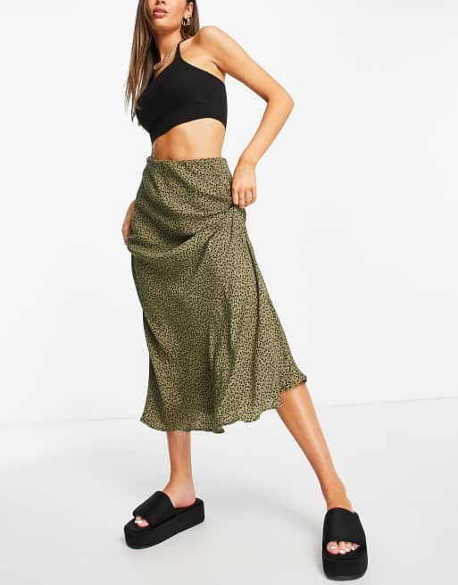 Leopard print skirt outlet cotton on