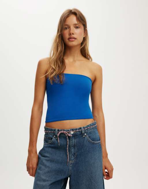 Cotton:On All day tube top in berkshire blue