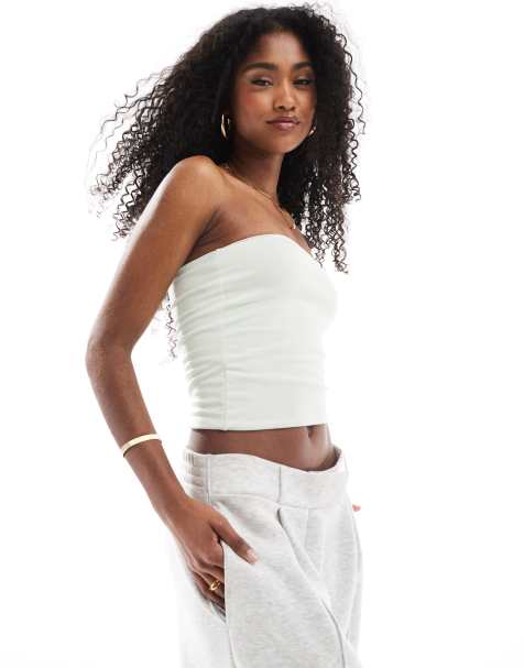 Cotton:On All day tube top in green - view 1
