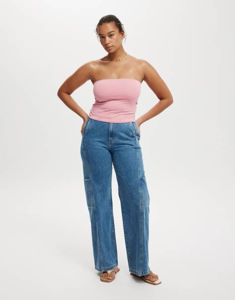Cotton:On All day tube top in prairie pink - view 1