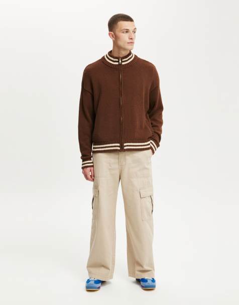 Cotton:On Axel super baggy cargo pant in beige - view 1