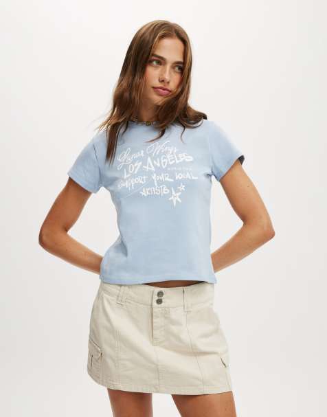 Cotton:On Baby graphic tee in blue - view 1