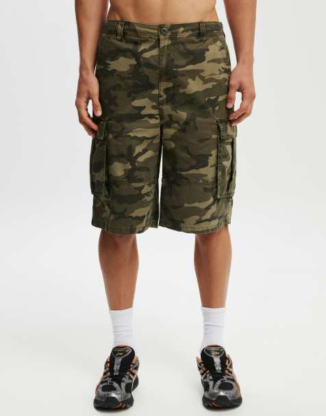 Cotton:On Baggy cargo short in camo - view 1