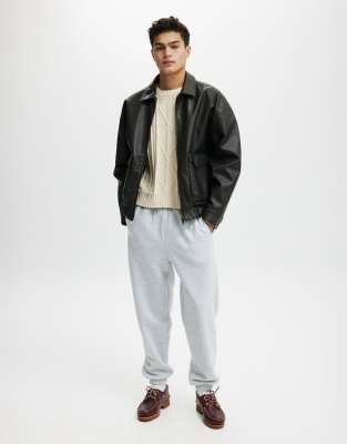 Cotton:On Baggy cuffed track pant in grey