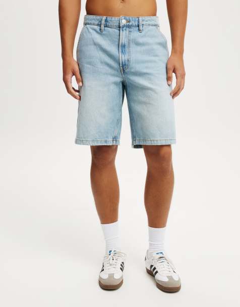 Cotton:On Baggy denim short in blue - view 1