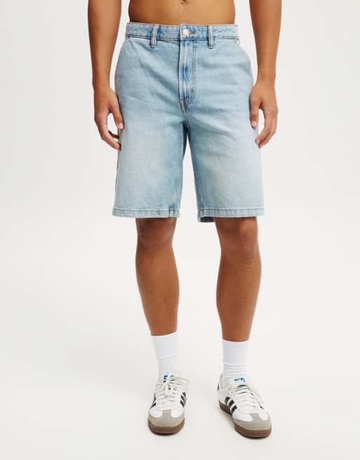 Cotton:On Baggy denim short in blue