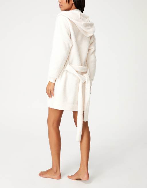 Cotton:On – Beige morgonrock med huva, 2 av 4