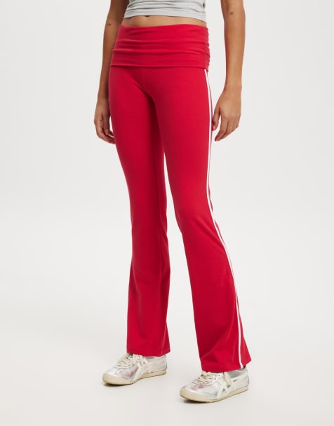 Cotton:On Bella bootleg pant in red
