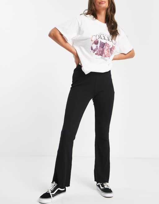 Cotton:On flared pants in black