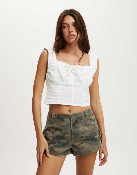 Cotton:On Benny cargo micro short in green - view 1