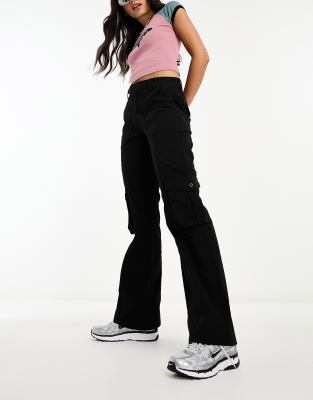 Cotton:on Bootleg Cargo Pants In Black