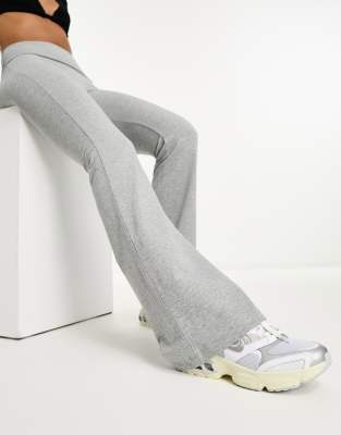 Cotton:on Bootleg Pants In Gray