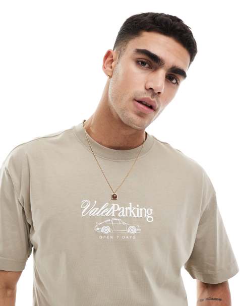 Cotton:On Box fit graphic t-shirt in grey - view 1