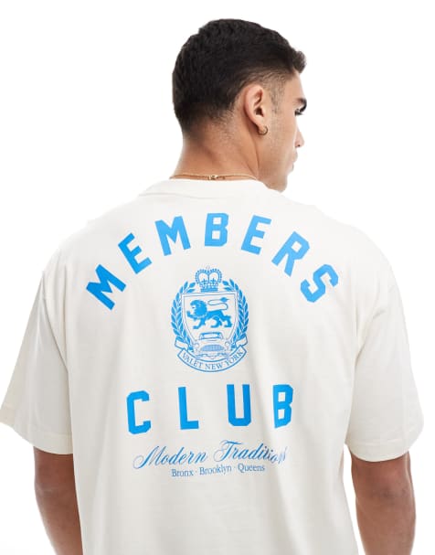 Cotton:On Box fit graphic t-shirt in off-white - view 1