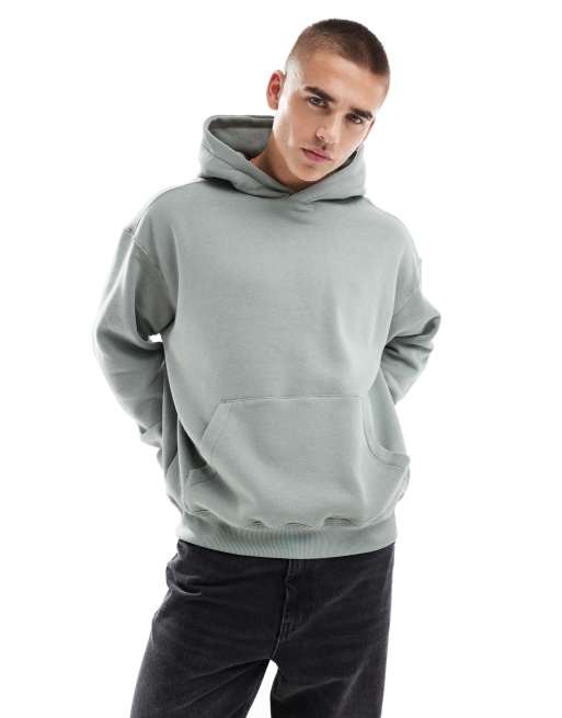 Cotton On Box fit hoodie in green