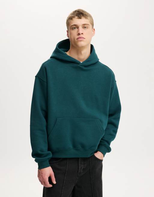 Cotton:On Box fit hoodie in green