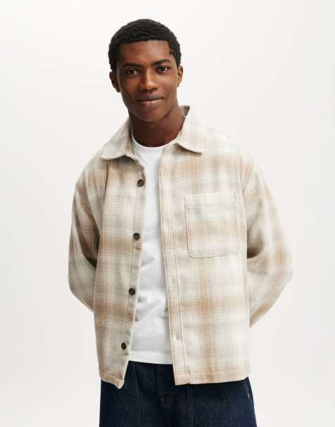 Cotton:On Boxy overshirt in off-white - view 1