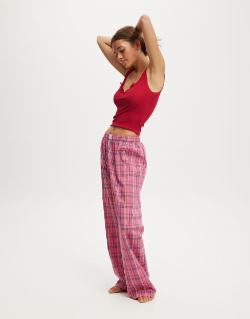 Cotton:On Boyfriend boxer pant in amy red check