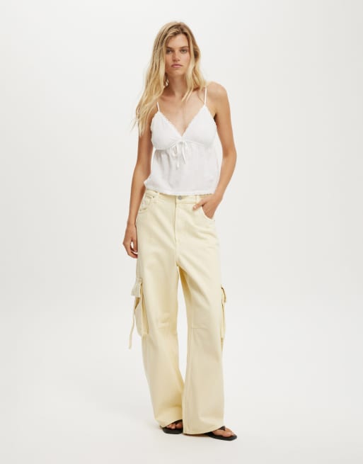 Cotton:On Boyfriend super baggy jean in yellow