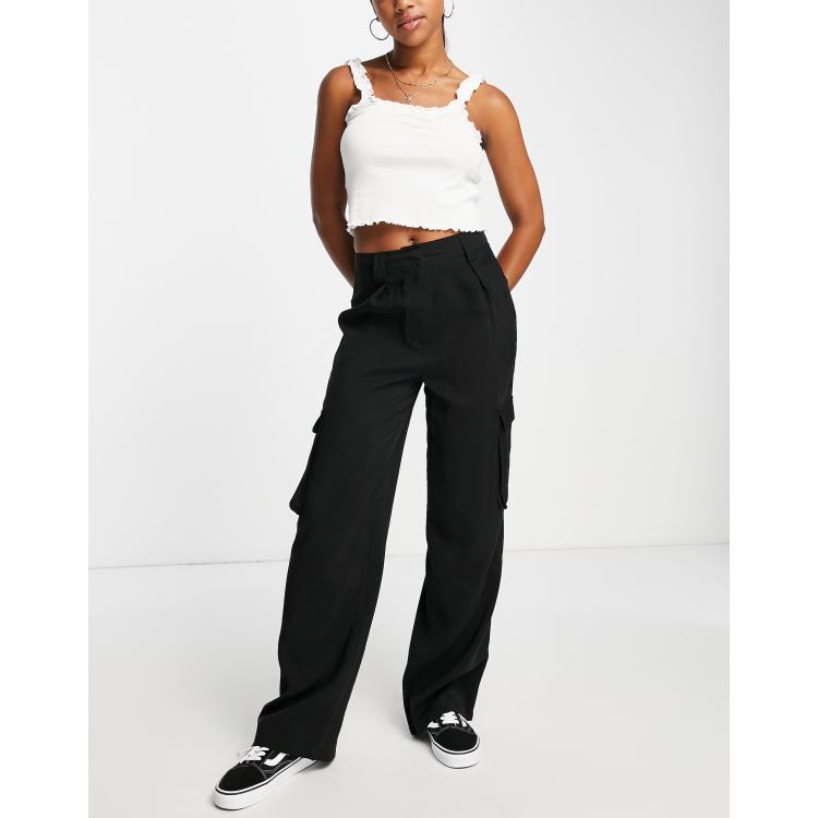 Cotton-Linen Cargo Pants - Women - Ready-to-Wear