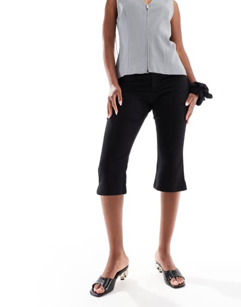 Cotton:On Celine capri pant in black - view 1