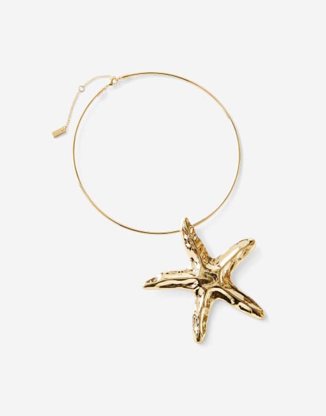 Cotton:On Choker necklace in gold - view 1