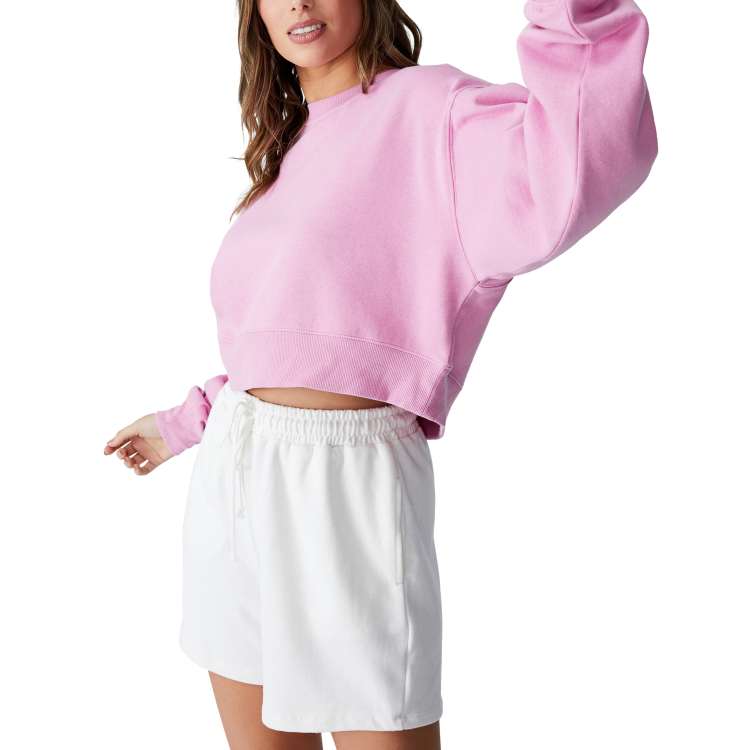 Cropped hoodie deals cotton on