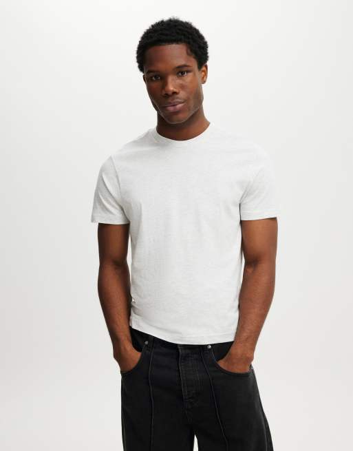 Cotton:On Classic fit t-shirt in white marle