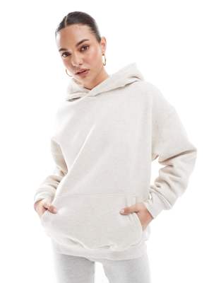 Cotton:On Classic fleece hoodie in beige-Neutral